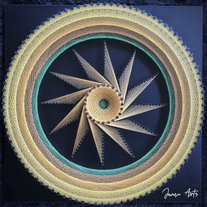 Modern String Art Wall Hanging