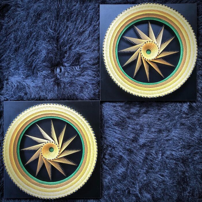 Modern String Art Wall Hanging - Image 6