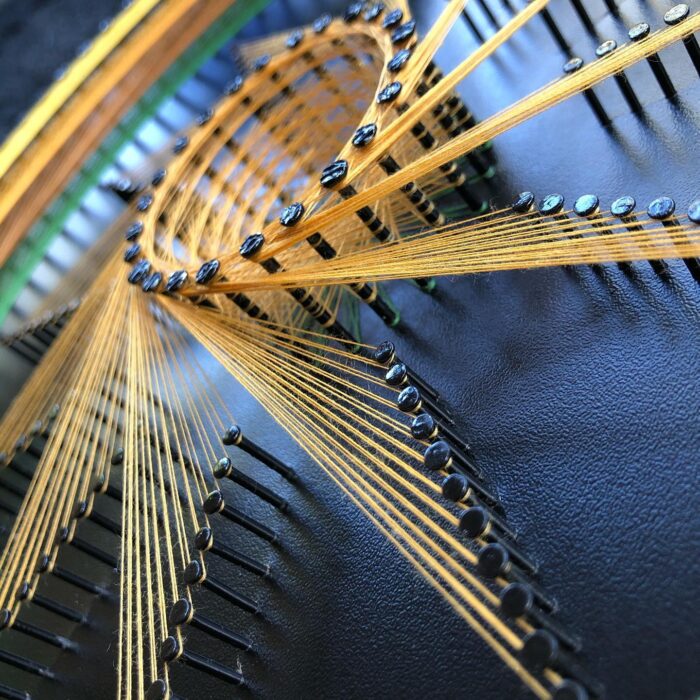 Modern String Art Wall Hanging - Image 7