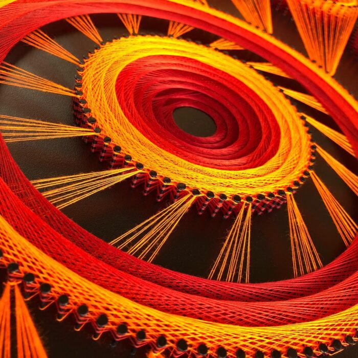 Modern String Art Wall Hanging - Image 7