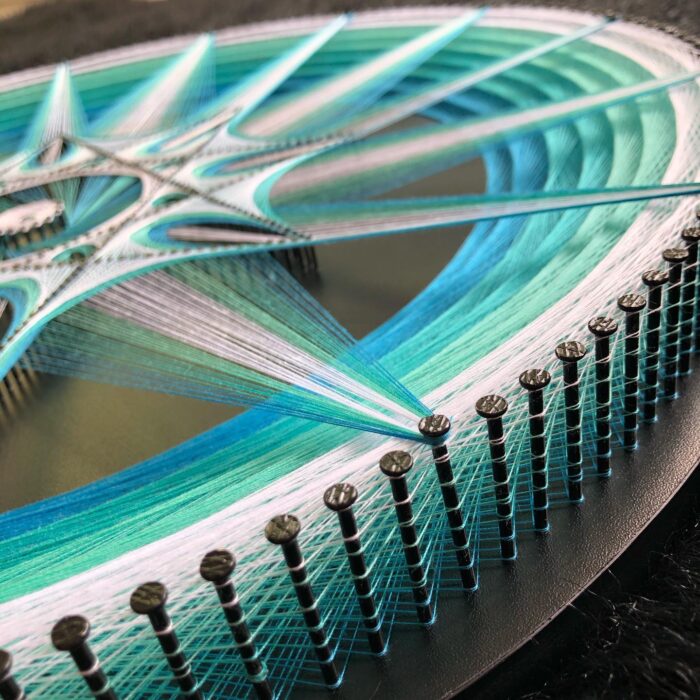 Modern String Art Wall Hanging - Image 3