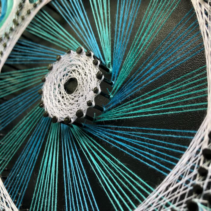 Modern String Art Wall Hanging - Image 6
