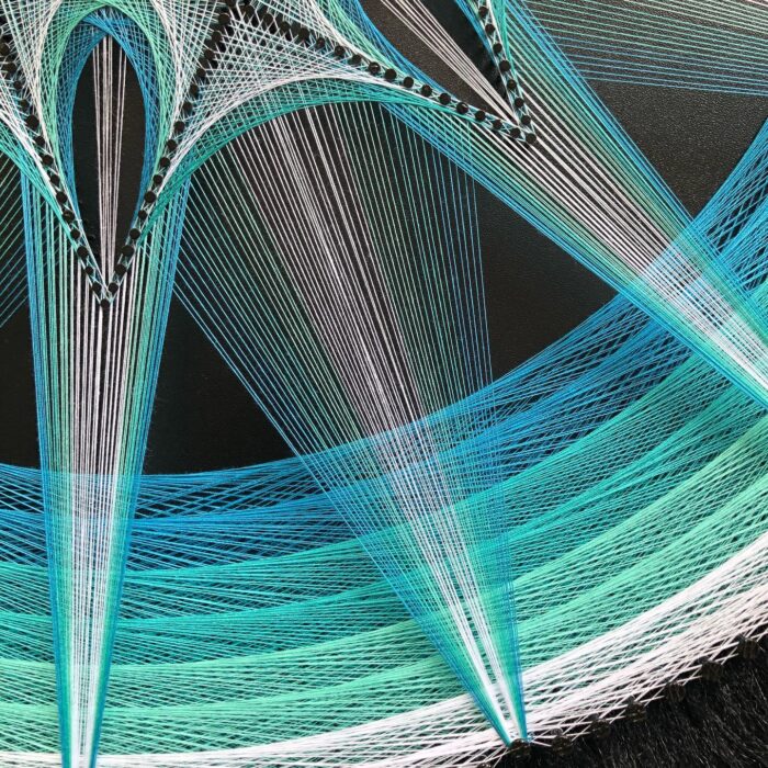 Modern String Art Wall Hanging - Image 8