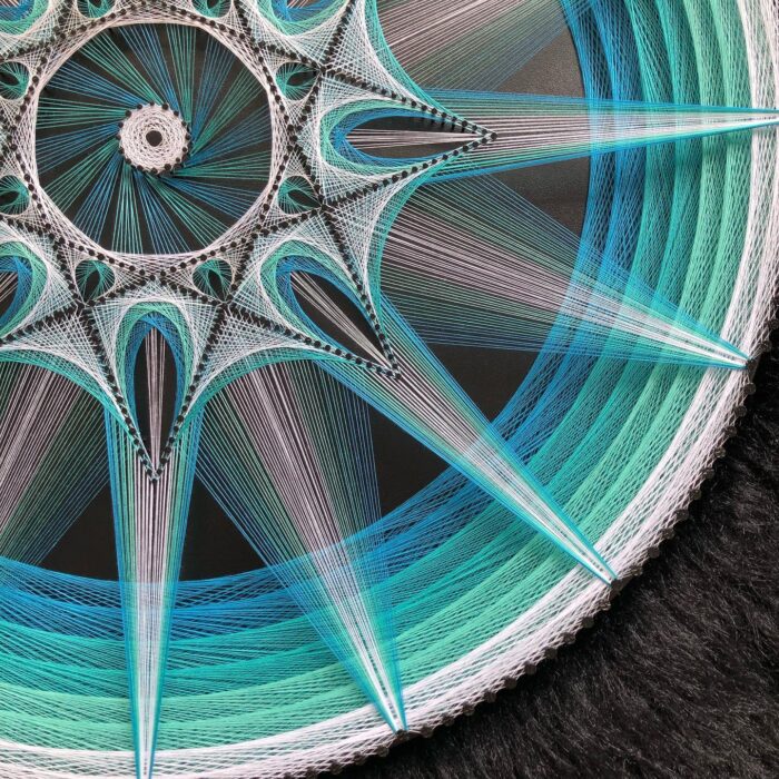 Modern String Art Wall Hanging - Image 5