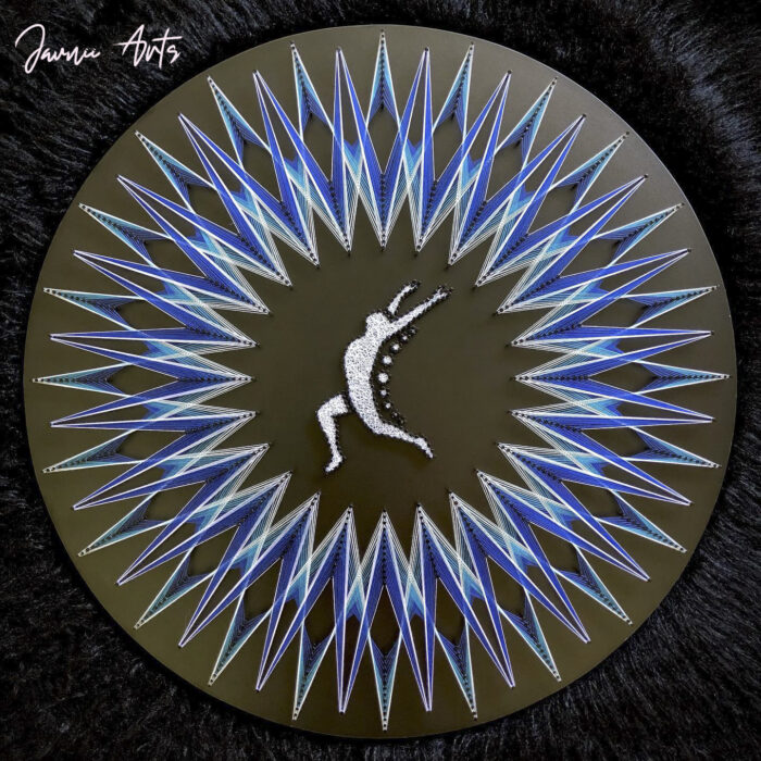 Eclipse Dancer Modern string art