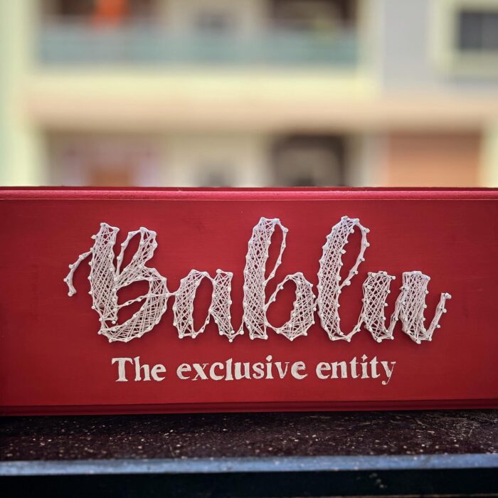 String Art Customised Names Plate - Image 3