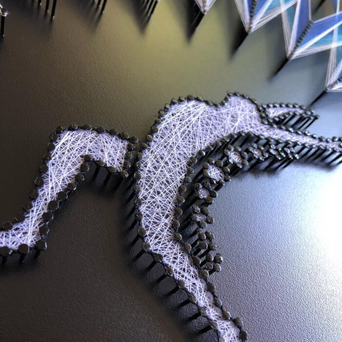 Eclipse Dancer Modern string art - Image 4
