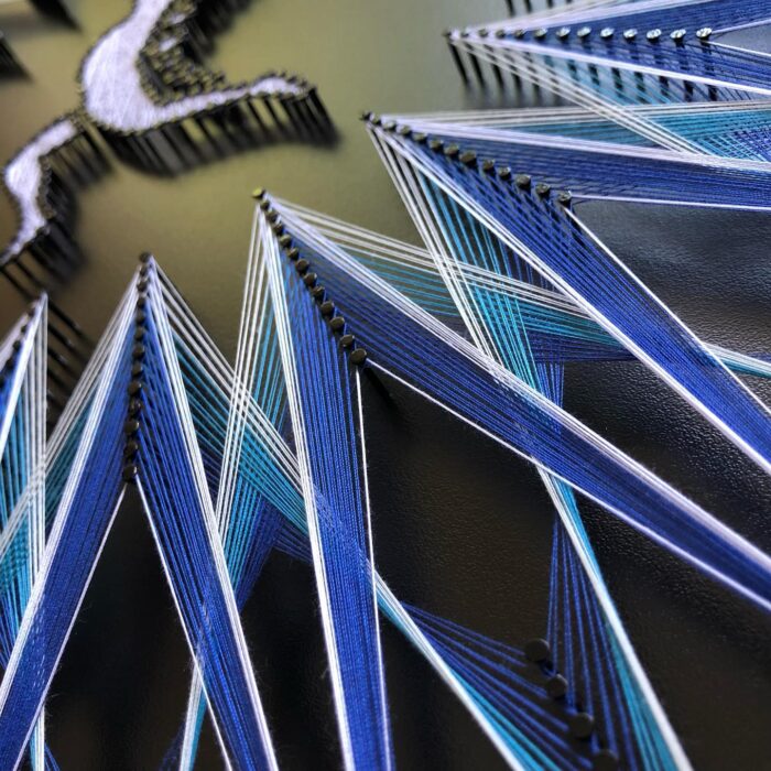 Eclipse Dancer Modern string art - Image 7