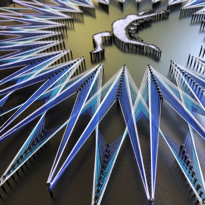 Eclipse Dancer Modern string art - Image 5