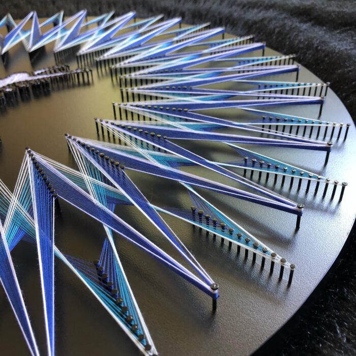 Eclipse Dancer Modern string art - Image 2
