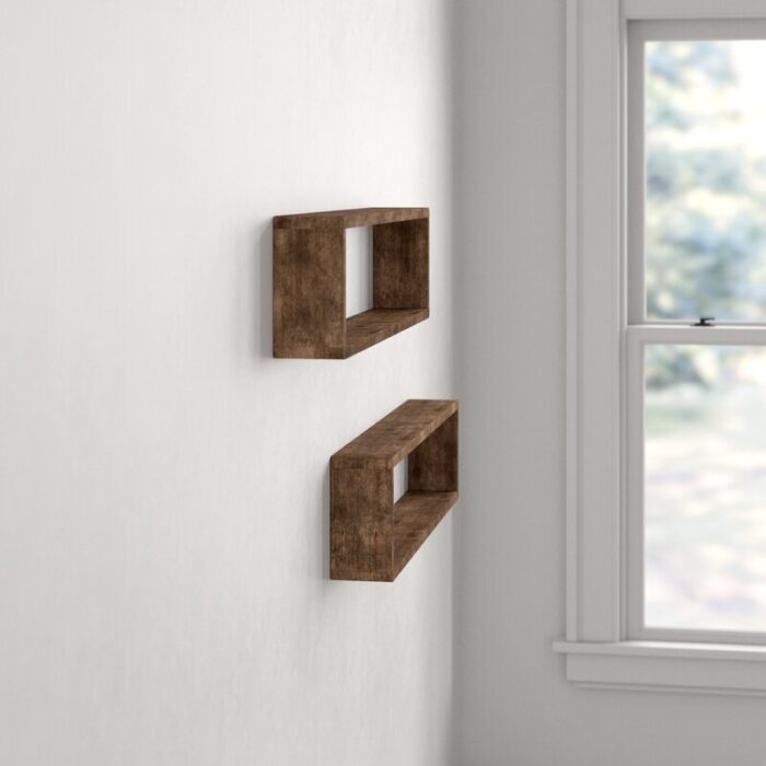 Handcrafted Floating Box Shelves with Hidden Brackets - Image 4