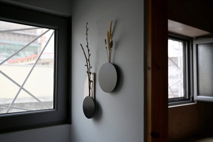 Handmade and Hand-painted Wood Hanging Vase - Image 8