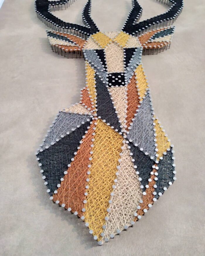 Markhor String Art Wall Decor for Nature Lovers - Image 5