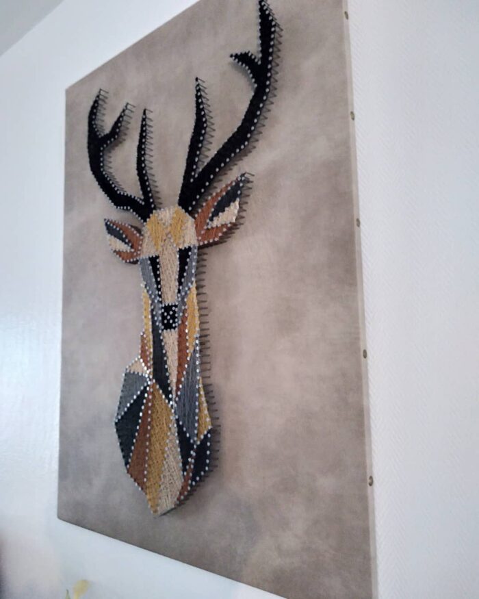 Markhor String Art Wall Decor for Nature Lovers - Image 2