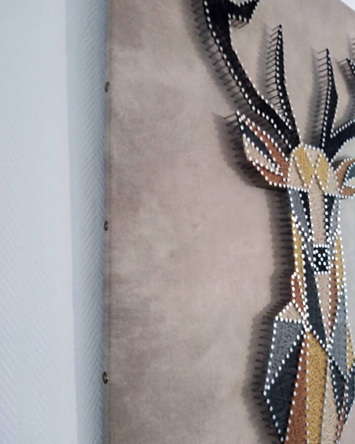 Markhor String Art Wall Decor for Nature Lovers - Image 3