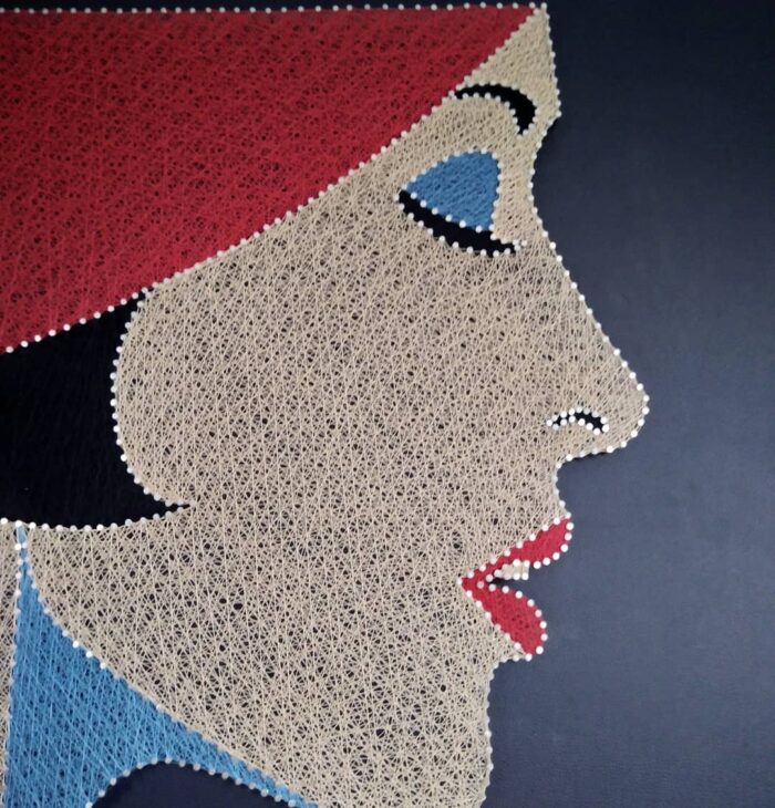 Elegant Female String Art Wall Hanging Modern Art - Image 6