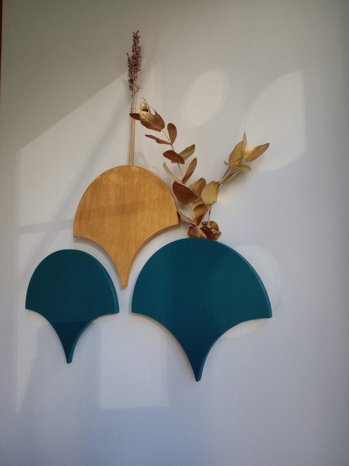 Wooden Wall Art Wood Hanging Vase - Image 7