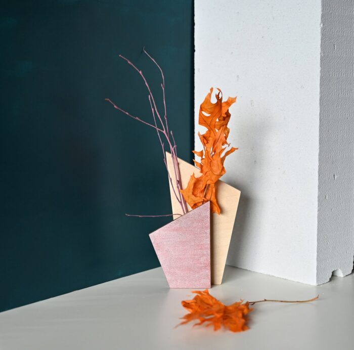 Antique Pink Color Table Centerpiece Vase - Image 8
