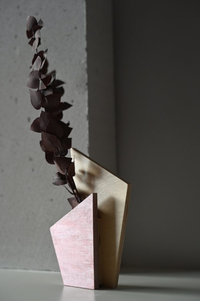 Antique Pink Color Table Centerpiece Vase - Image 7