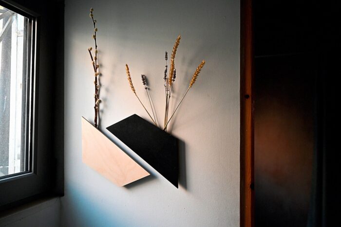 Minimalist Wall Hanging Vase for Flowers