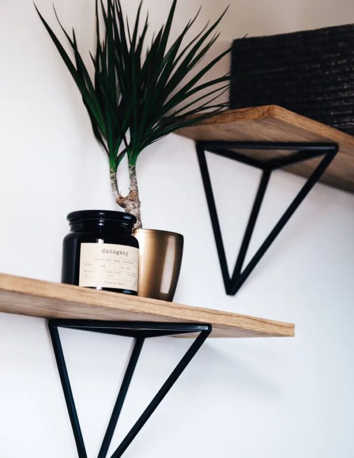 Wood Wall Hanging Shelve Decor Item - Image 4