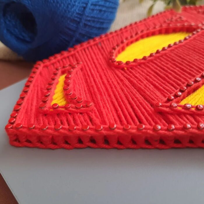 Personalized Superhero String Art – Custom Wall Decor - Image 4