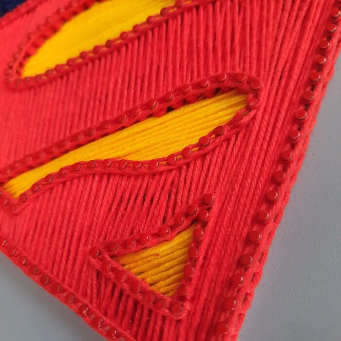 Personalized Superhero String Art – Custom Wall Decor - Image 5