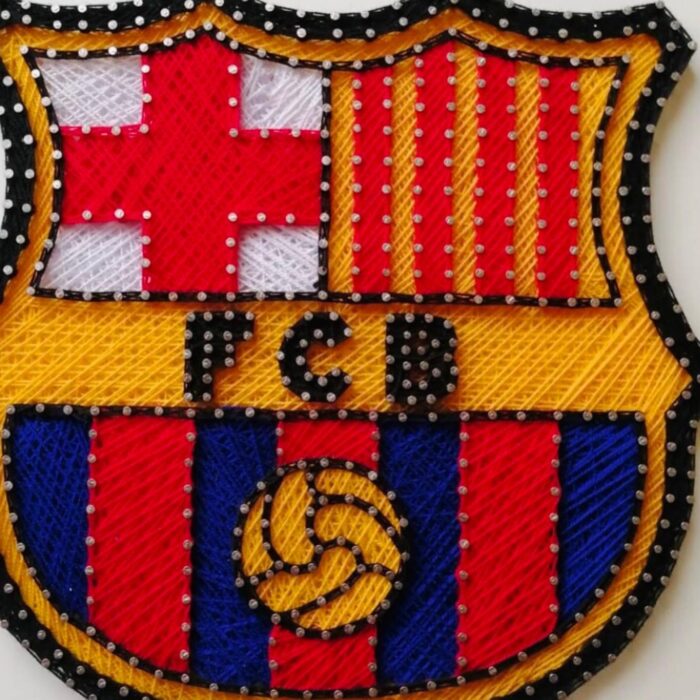 FC Barcelona Logo Wall Decor String Art - Image 4