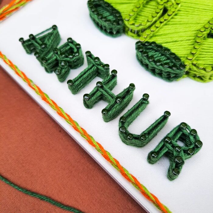 Custom Dinosaur String Art – Fun Kids' Room Decor - Image 3