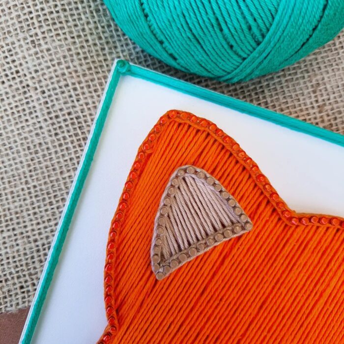 Custom Fox String Art – Adorable Kids' Room Decor - Image 4