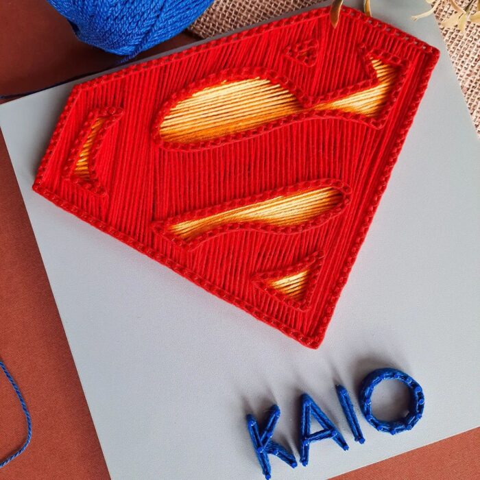 Personalized Superhero String Art – Custom Wall Decor - Image 6