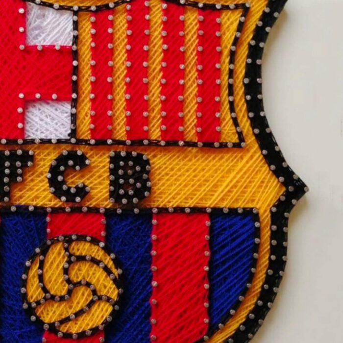 FC Barcelona Logo Wall Decor String Art - Image 5
