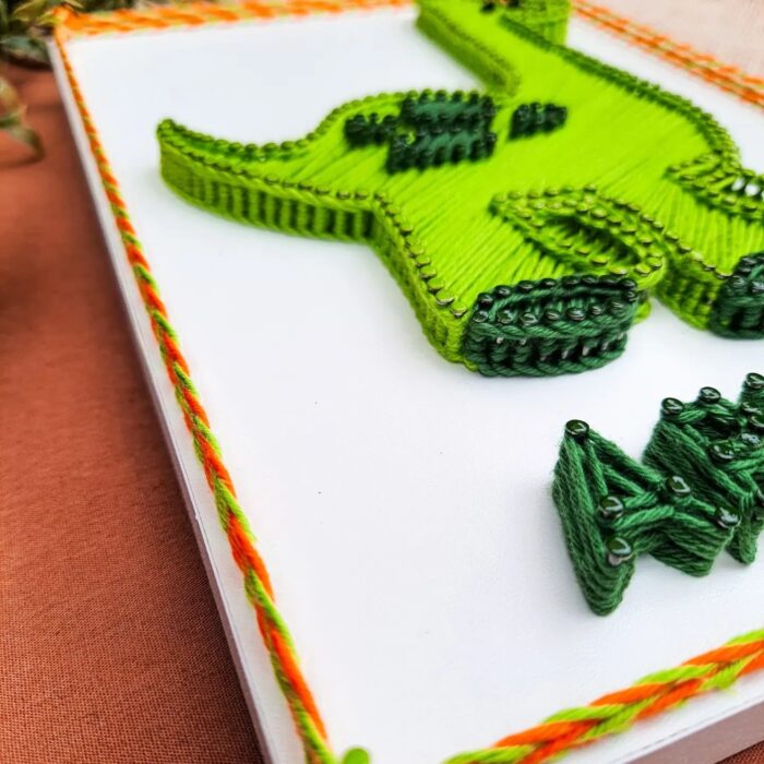 Custom Dinosaur String Art – Fun Kids' Room Decor - Image 4