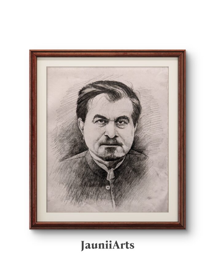 Pencil Sketch Portrait – Handcrafted Artistic Masterpiece