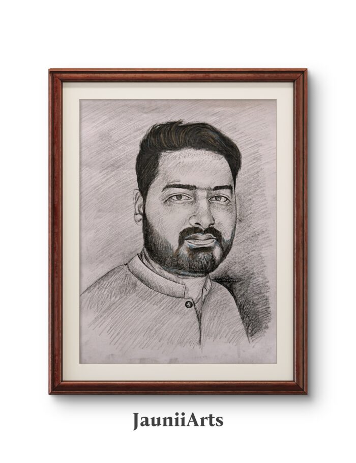 Personalized Pencil Sketch – A Timeless Portrait