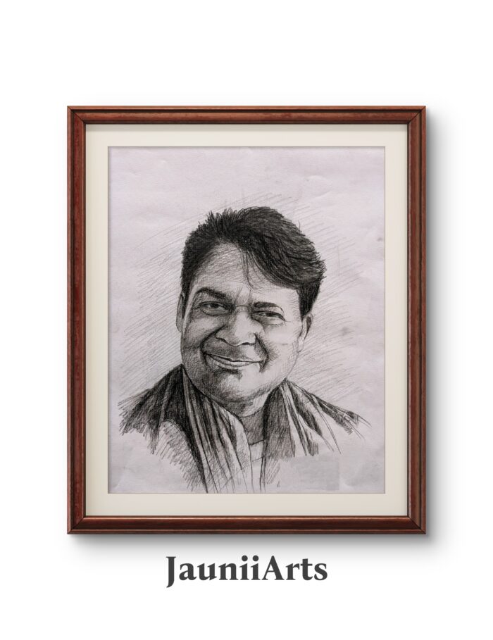 Classic Pencil Portrait – A Masterpiece of Fine Art
