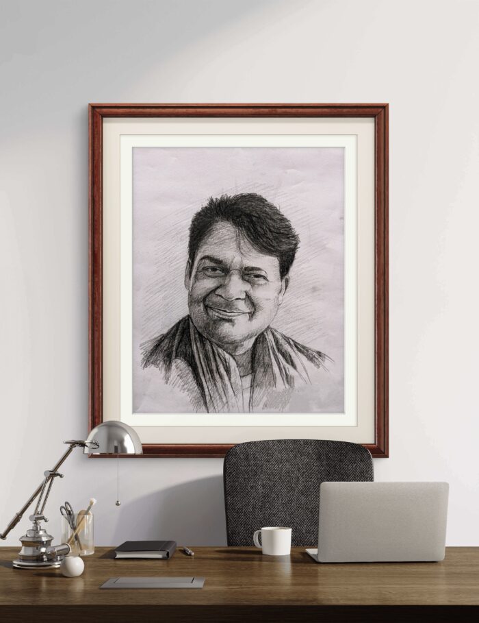 Classic Pencil Portrait – A Masterpiece of Fine Art - Image 2
