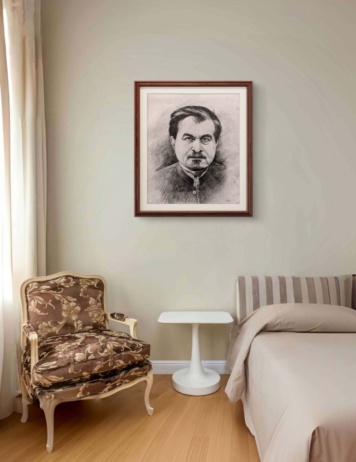 Pencil Sketch Portrait – Handcrafted Artistic Masterpiece - Image 4