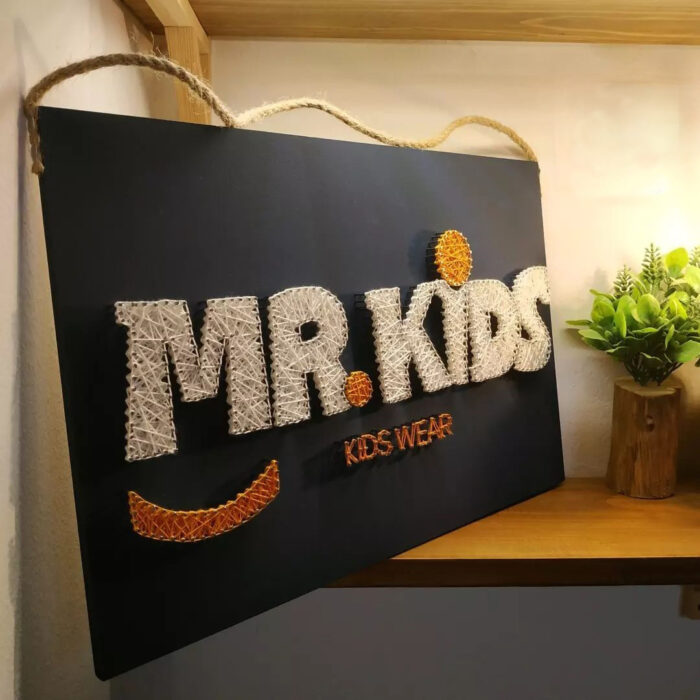 Business Logo String Art Handmade Brand Sign - Image 4