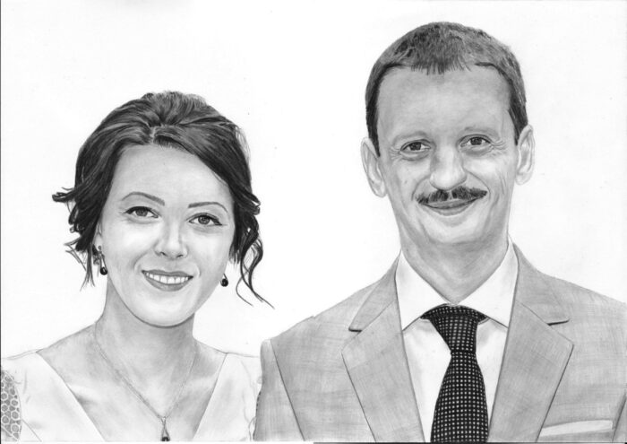 Exquisite Hand-Drawn Pencil Sketch – A Timeless Portrait - Image 3