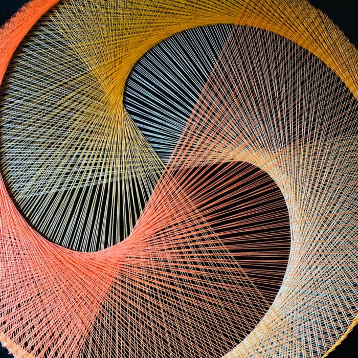 String Art – Handcrafted Geometric Wall Décor - Image 2