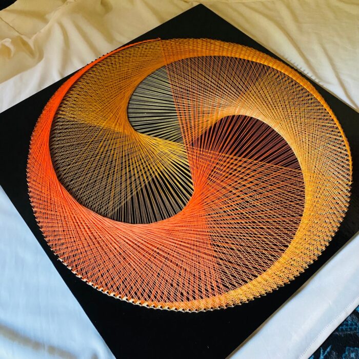 String Art – Handcrafted Geometric Wall Décor - Image 3