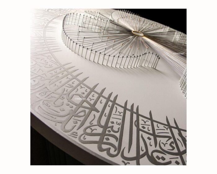 Whirling Dervish – Sufi Calligraphy String Art Wall Decor - Image 5
