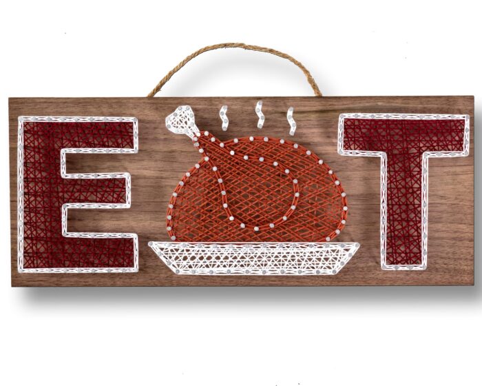 EAT Turkey String Art kit