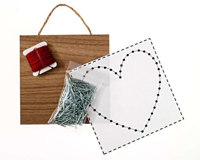 Heart String Art kit - Image 3