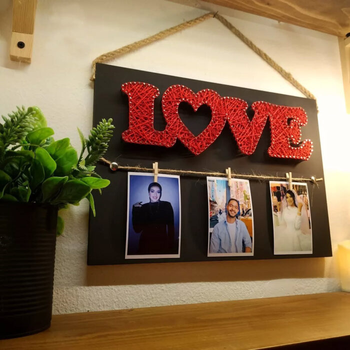 LOVE String Art Gift for your bestie - Image 2
