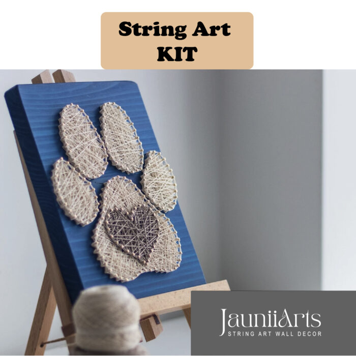 Paw string art kit
