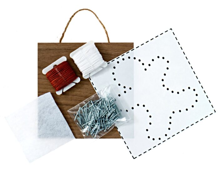 Gingerbread Man String Art kit - Image 2