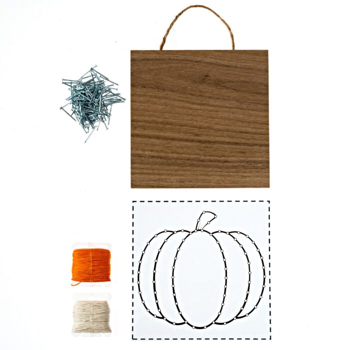 Pumpkin String Art kit - Image 3