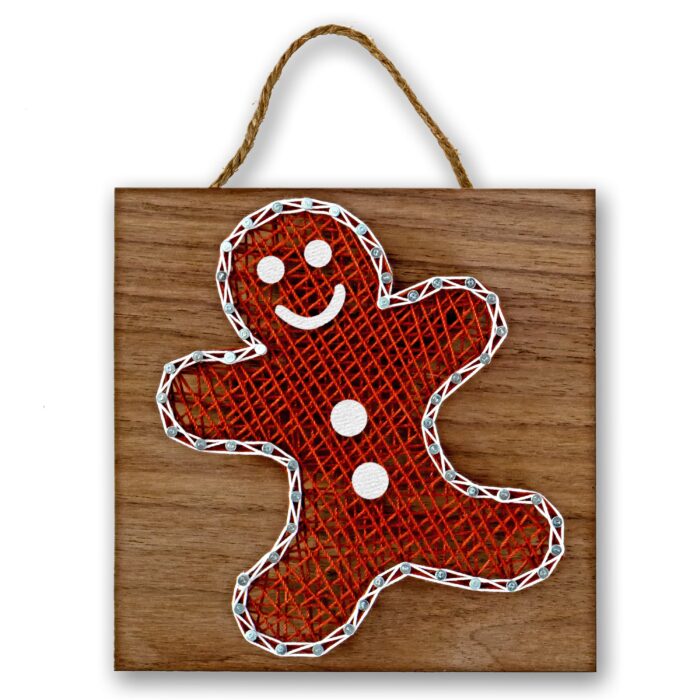 Gingerbread Man String Art kit